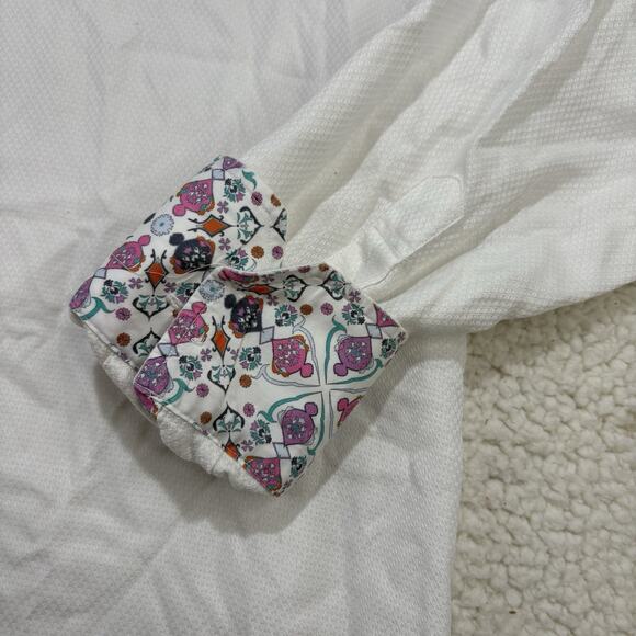 Robert Graham Mens XXL White Colored Flip Cuff Button Up Long Sleeve Dress Shirt - Picture 5 of 12